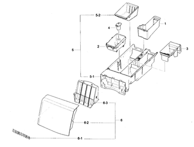 Drawer Assy Diagram and Parts List for WF431ABP XAA-0001 Samsung Washer
