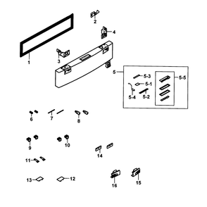 Flexzone Door Diagram and Parts List for RF25HMEDBWW AA-0001 Samsung Refrigerator