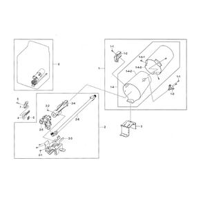 Duct And Burner-Gas Diagram and Parts List for DV45H7000GP A3-01 Samsung Dryer