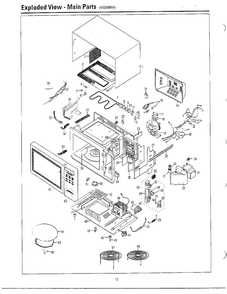 Part Location Diagram of DE47-20001A Samsung Thermostat Assembly