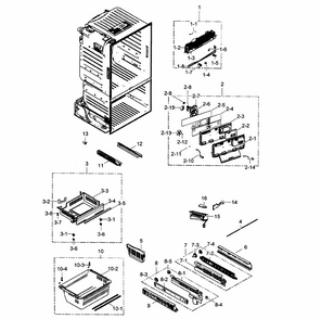 Part Location Diagram of DA62-03675A Samsung Seal cover