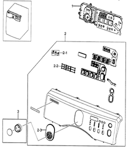 Part Location Diagram of DC64-01418A Samsung DECORATION-LED;MARS II-P