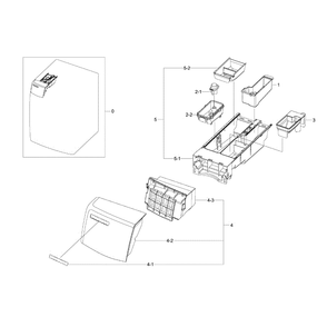 Drawer Diagram and Parts List for WF520ABP XAA-0001 Samsung Washer
