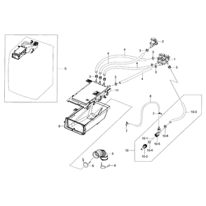 Housing Diagram and Parts List for WF56H9110CW A2-0000 Samsung Washer