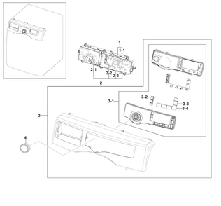 Part Location Diagram of DC92-00301J Samsung Assembly PCB MAIN;BIG-BANG B