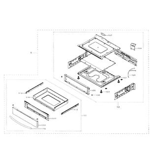 Part Location Diagram of DG94-00903C Samsung Assembly drawer