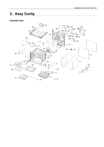 Part Location Diagram of DG94-03509B Samsung Assy case burner