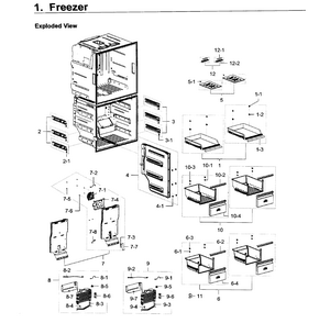 Part Location Diagram of DA67-02855A Samsung CAP-ICE PACK;RT26/28/31,