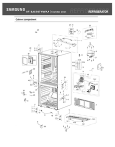 Part Location Diagram of DA61-14380A Samsung Support-ref