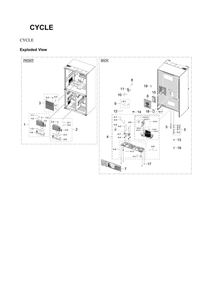 Part Location Diagram of DA94-05319F Samsung Power Control Board Assembly