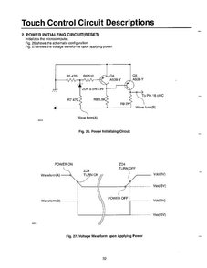 Touch Control Circuit Descriptions Page 2 Diagram and Parts List for MW5620T XAA Samsung Microwave