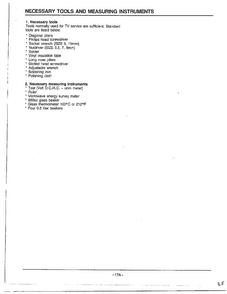 Tools And Measuring Instruments Diagram and Parts List for MW2170U XAA Samsung Microwave
