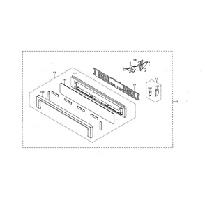 Part Location Diagram of DE96-01093A Samsung Turntable Motor