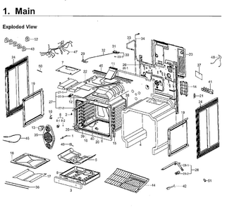 Part Location Diagram of DG62-00125A Samsung Slide cover