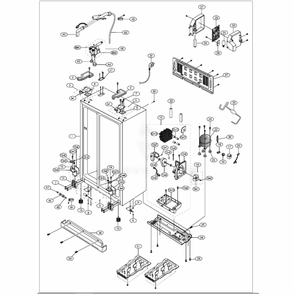Part Location Diagram of DA97-00367D Samsung Assembly TRAY-DRAIN,WATER;A-