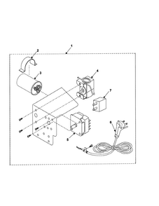 Control Assembly Diagram and Parts List for AW0510C XAA Samsung Air Conditioner