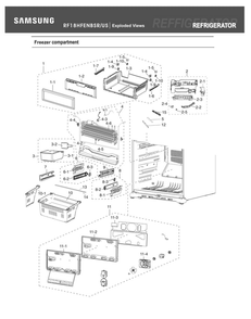Part Location Diagram of DA32-00057D Samsung Temperature Sensor
