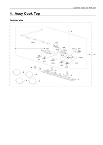 Part Location Diagram of DG62-00246A Samsung Burner Cap (Single)