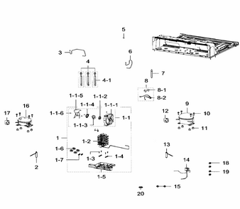 Cycle Diagram and Parts List for RF32FMQDBSR AA-0006 Samsung Refrigerator