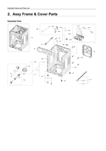 Part Location Diagram of DC61-01290A Samsung Hose Bush