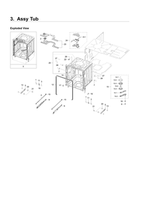 Part Location Diagram of DD61-00526A Samsung Rail Holder