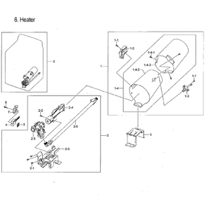 Duct And Burner Diagram and Parts List for DVG50M7450W A3-0000 Samsung Dryer