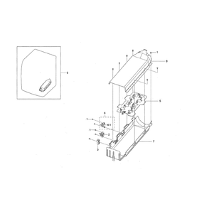 Duct Heater Diagram and Parts List for DVE45N5300F A3-00 Samsung Dryer
