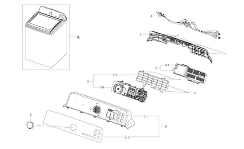 Part Location Diagram of DC93-00375B Samsung Wire Harness