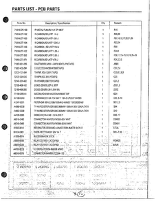 Microwave/pcb Parts Page 9 Diagram and Parts List for MW5330T XAA Samsung Microwave