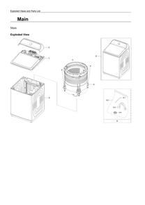 Part Location Diagram of DC90-29467A Samsung Frame Case Assembly