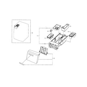 Drawer Diagram and Parts List for WF448AAP XAA-05 Samsung Washer
