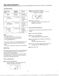 Operation Instruction Page 6 Diagram and Parts List for MW5330T XAA Samsung Microwave
