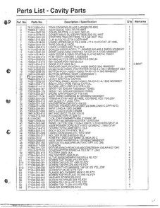 Complete Microwave Assembly Page 2 Diagram and Parts List for MW8630T XAA Samsung Microwave