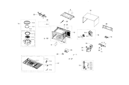 Part Location Diagram of DE96-00005E Samsung Body Latch Assembly