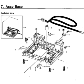 Base Diagram and Parts List for DW80M9550US AA-0000 Samsung Dishwasher