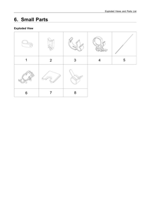 Small Parts Diagram and Parts List for WA54R7600AV US-00 Samsung Washer