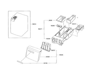 Drawer Diagram and Parts List for WF448AAP XAC Samsung Washer