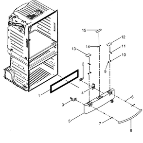 Flex Zone Diagram and Parts List for RF4267HABP XAA-0000 Samsung Refrigerator
