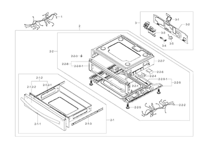 Part Location Diagram of DG63-00225A Samsung Shield