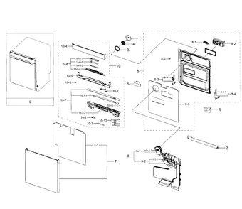 Part Location Diagram of DD93-01006A Samsung Motor