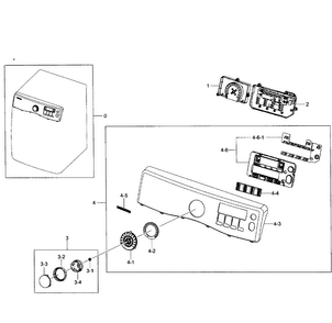 Part Location Diagram of DC64-02222A Samsung Decoration-encoder