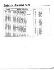Cavity Parts/standard Parts Page 3 Diagram and Parts List for MW3540T XAA Samsung Microwave