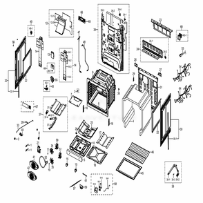 Part Location Diagram of DG94-02414A Samsung Power Control Board Assembly
