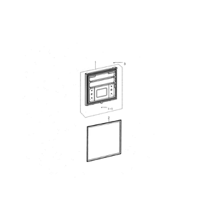 Freezer Door Diagram and Parts List for RB194ACRS XAC-00 Samsung Refrigerator