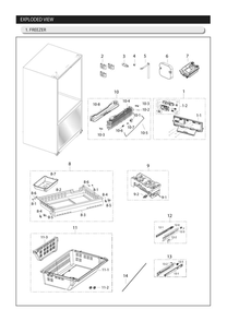 Part Location Diagram of DA63-06935B Samsung Tray-fre up