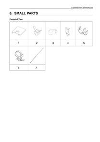 Small Parts Diagram and Parts List for WA50R5400AV US-01 Samsung Washer