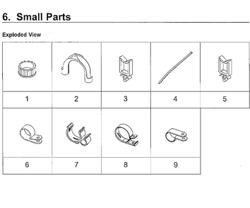 Part Location Diagram of 6502-000155 Samsung Cable clamp