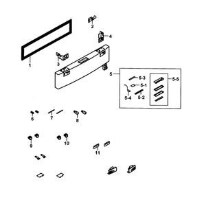 Flexzone Door Diagram and Parts List for RF28HMEDBBC AA-0001 Samsung Refrigerator