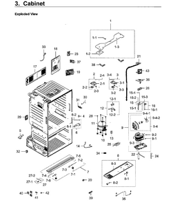 Part Location Diagram of DA94-02679G Samsung Electronic Control Board