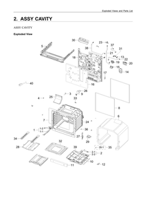 Part Location Diagram of DG94-01441A Samsung Burner Igniter